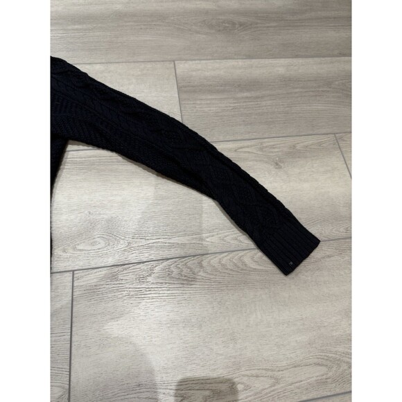 Vintage Rugby Ralph Lauren Cable Knit Sweater Shoulder Buttons | Size Medium - Picture 4 of 14